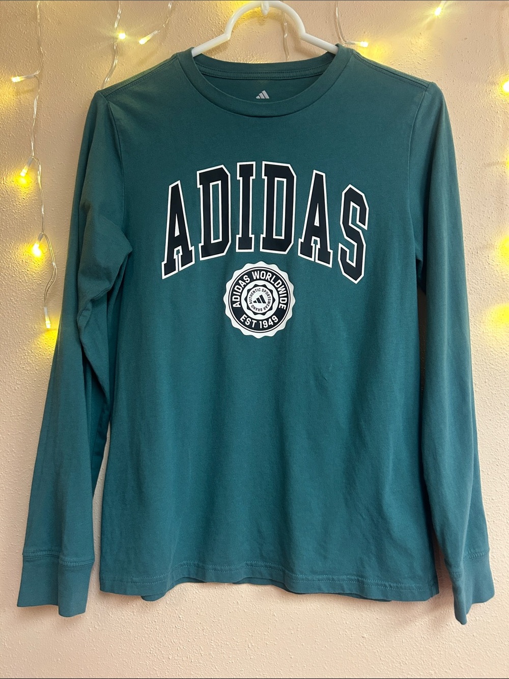 ADIDAS Teal Long Sleeve Tee